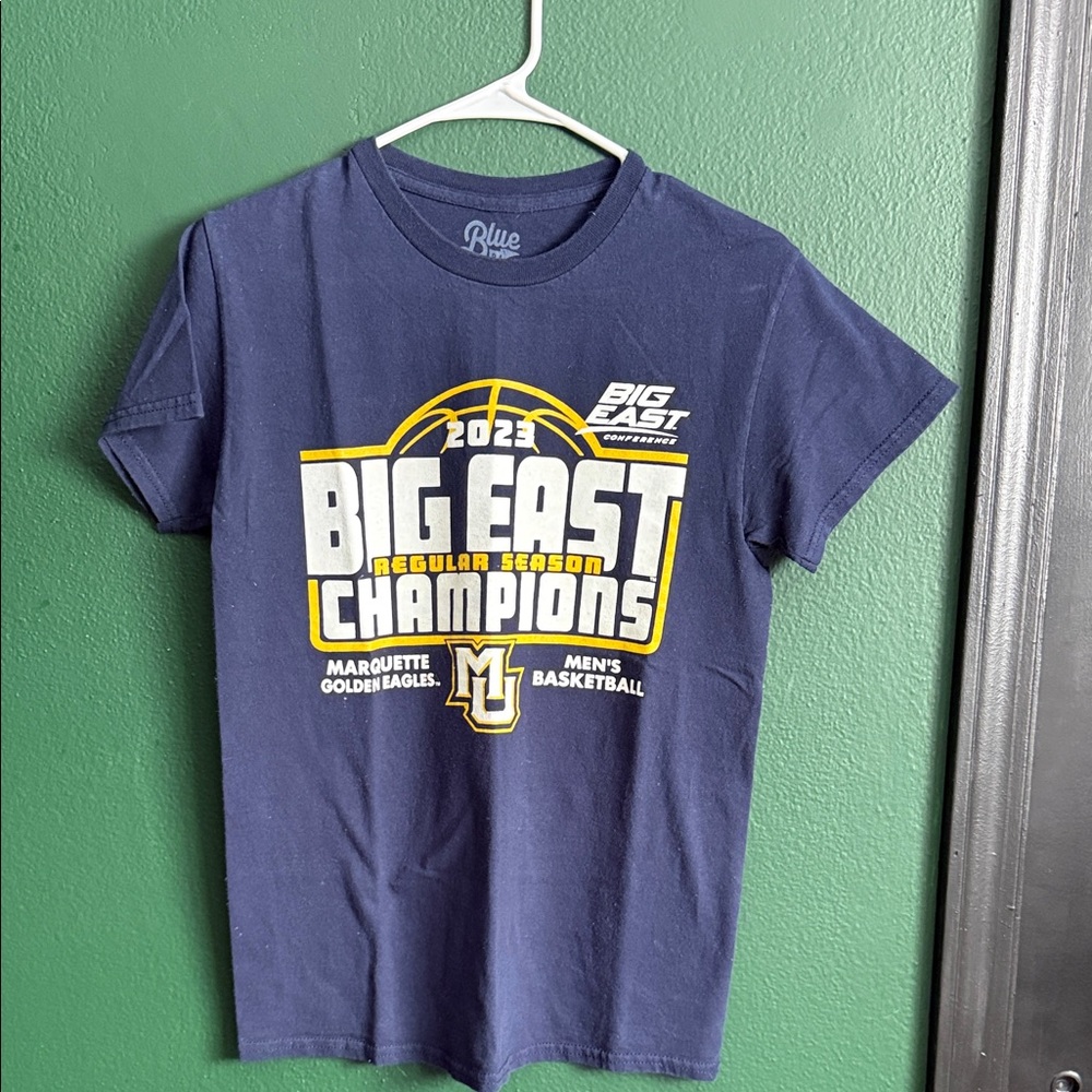 Marquette Navy Big East Champions Tee